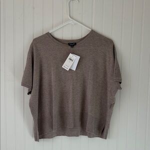 Splendid sz small Casual light brown or tawny heather Women's Top